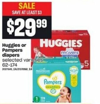 Loblaws Huggies or pampers diapers offer
