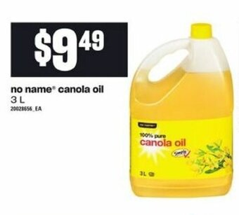 Loblaws No name canola oil offer
