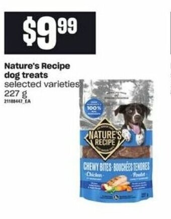 Loblaws Nature's recipe dog treats offer
