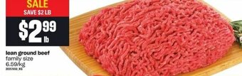 Zehrs Markets Lean ground beef offer