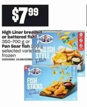 Zehrs Markets High liner breaded or battered fish offer