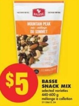 No Frills Basse snack mix offer