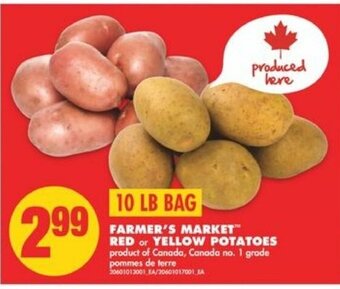 No Frills Red or yellow potatoes offer