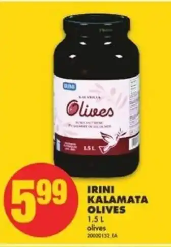 No Frills Irini kalamata olives offer
