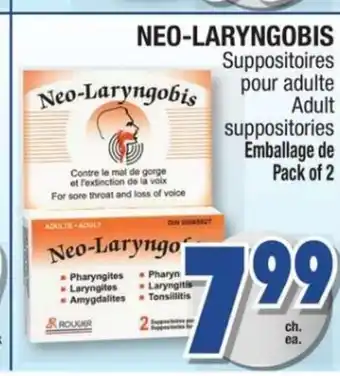 Jean Coutu Neo-laryngobis offer