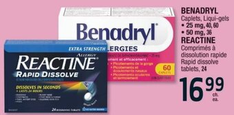 Jean Coutu Benadryl , reactine offer