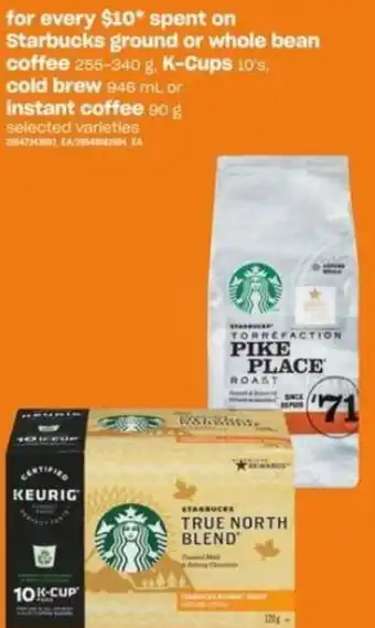Dominion Starbucks ground or whole bean cold brew offer