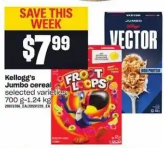Dominion Kellogg's jumbo cereal offer