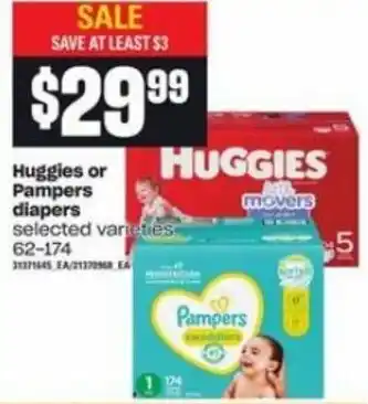Huggies or pampers diapers