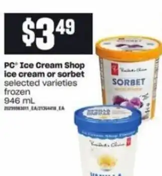 Dominion Ice cream shop ice cream or sorbet offer
