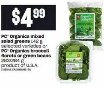 Dominion Organics mixed salad greens offer