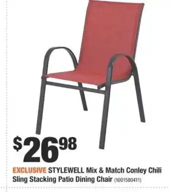 Home Depot Stylewell Mix & Match Conley Chili offer