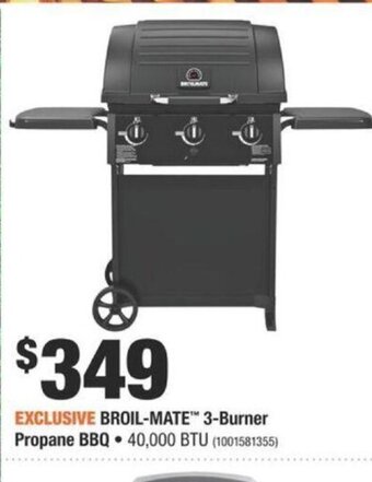 Home Depot Broil-Mate 3-Burner Propane BBQ offer