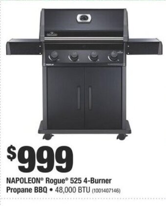 Home Depot Napoleon Rogue 525 4-Burner Propane BBQ offer