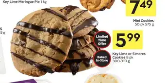 Foodland Key lime or s'mores cookies offer