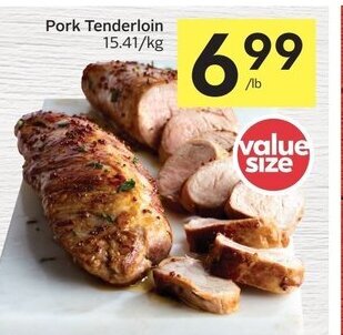 Foodland Pork tenderloin offer