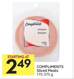 Foodland Compliments sliced meats offer