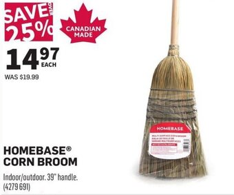 Co-op Homebase corn broom offer