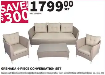 Co-op Grenada 4-piece conversation set offer