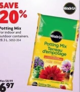 Home Hardware Potting mix offer