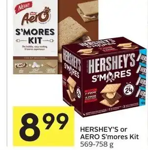 Foodland Hershey's or aero s'mores kit offer