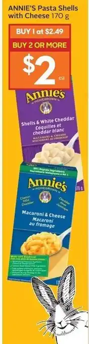 Foodland Annie's pasta shells with cheese offer