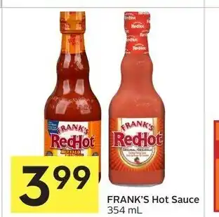 Foodland Frank's hot sauce offer