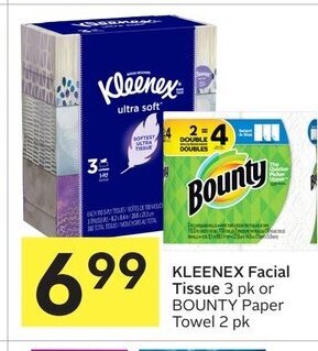 Foodland Kleenex facial tissue offer