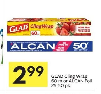 Foodland Glad cling wrap offer