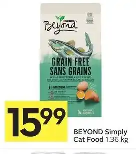 Foodland Beyond simply cat food offer