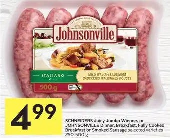Foodland Schneiders juicy jumbo wieners offer