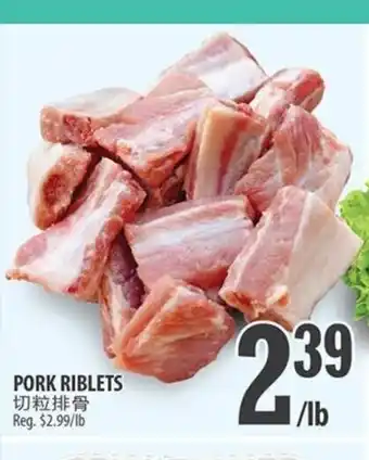 Al Premium Food Mart Pork riblets offer