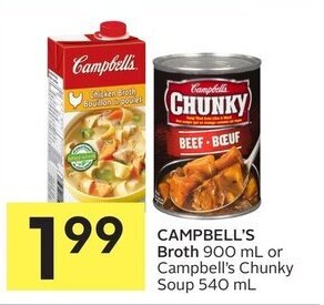 Foodland Campbell's broth offer