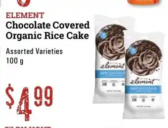 Nature's Emporium Chocolate Covered Organic Rice Cake offer