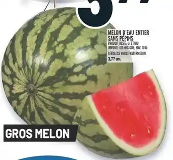 Metro Melon d'eau entier sans pepins offer