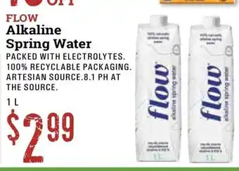 Nature's Emporium Alkaline Spring Water offer