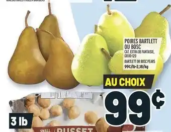 Metro Poires bartlett ou bosc offer