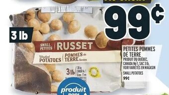 Metro Petites pommes de terre offer