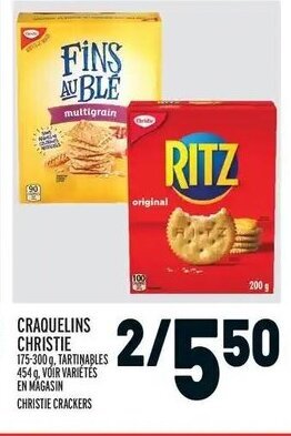 Metro Craquelins christie offer