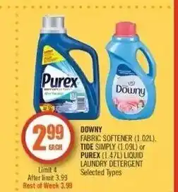 Shoppers Drug Mart Fabric softener offer