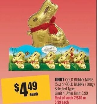 Shoppers Drug Mart Lindt offer