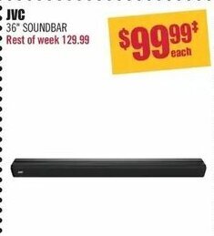 Shoppers Drug Mart JVC 36" Soundbar offer