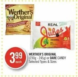 Shoppers Drug Mart Werther's original or dare candy offer