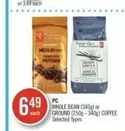 Shoppers Drug Mart Whole bean or ground coffee offer
