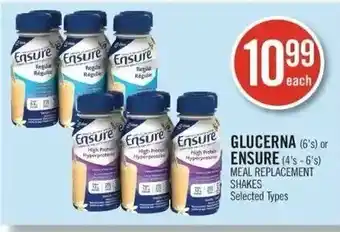Shoppers Drug Mart Glucerna or ensure offer