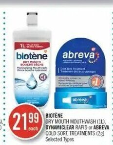 Shoppers Drug Mart Biotène dry mouth mouthwash offer