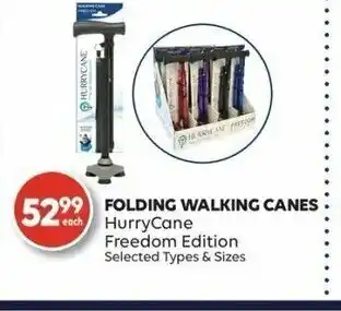 Shoppers Drug Mart Folding walking canes offer