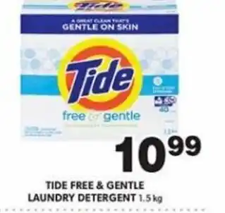 Tide free & gentle laundry detergent