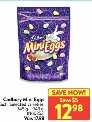 Walmart Cadbury mini eggs offer