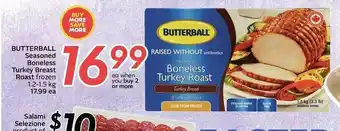 Sobeys Butterball Seasoned Boneless Turkey Breast offer